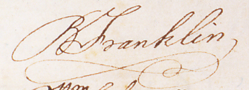Franklin's Signature