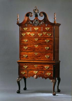 High Chest Of Drawers Philadelphia Chippendale Highboy The