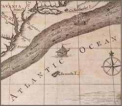 “Join, or Die,” 17A Chart of the Gulf Stream, 1786.54