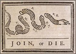 “Join, or Die,” 1754