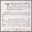 Blank passport, ca. 1780
