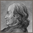 Portrait print of Benjamin Franklin, 1781