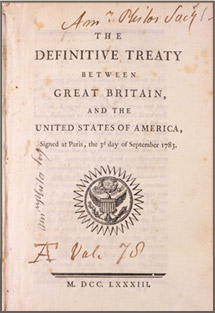Treaty between Great Britain and the United States of America, 1738